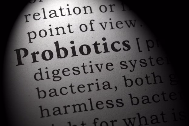wytłuszczony napis Probiotics