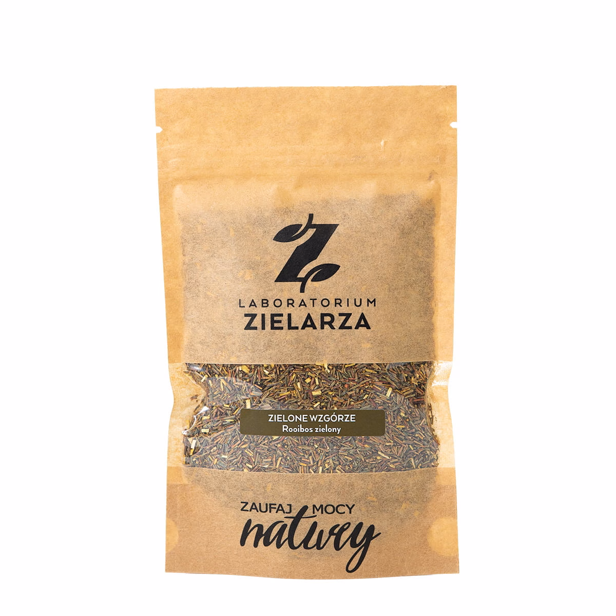 Opakowanie herbaty rooibos Zielone Wzgórze firmy Laboratorium Zielarza