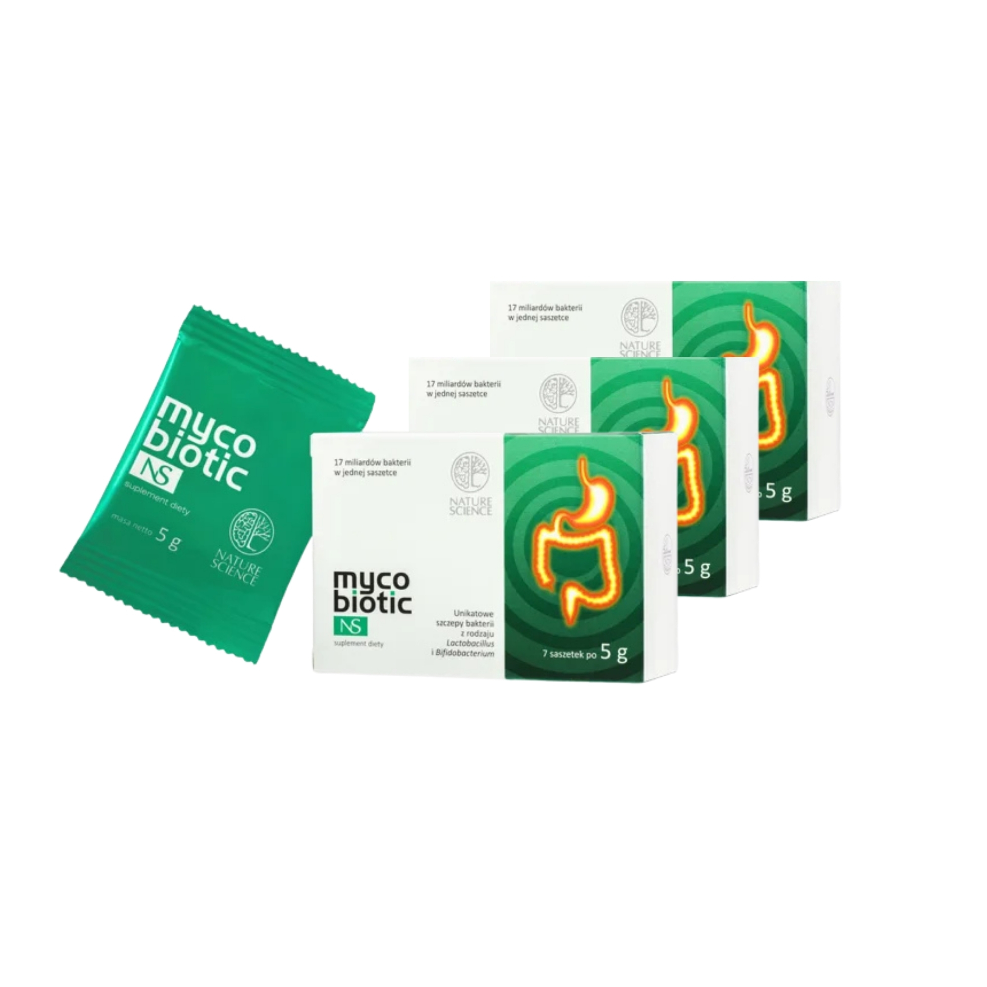 Pakiet - 3x Mycobiotic NS - Wsparcie probiotyczne na dłużej